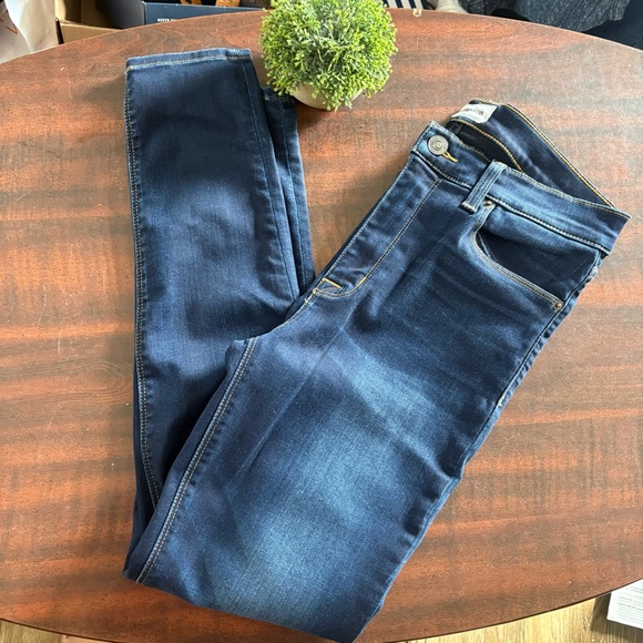 Hudson Jeans Women's Deep Blue Skinny Jeans - Picture 2 of 10